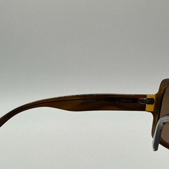 Vintage Y2K Designer Sunglasses BCBG Max Azria Idol Chunky Square Gold Detail main image 11